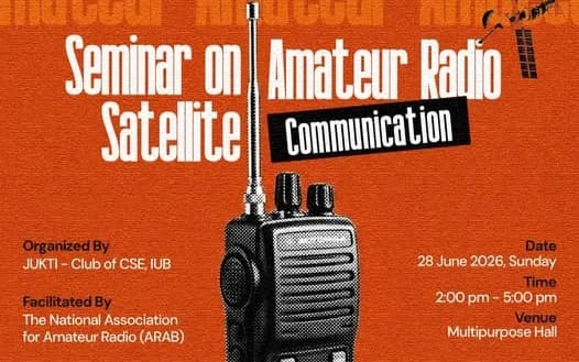 Seminar on Amateur Radio and Satellite Communication (in collaboration with ARAB)