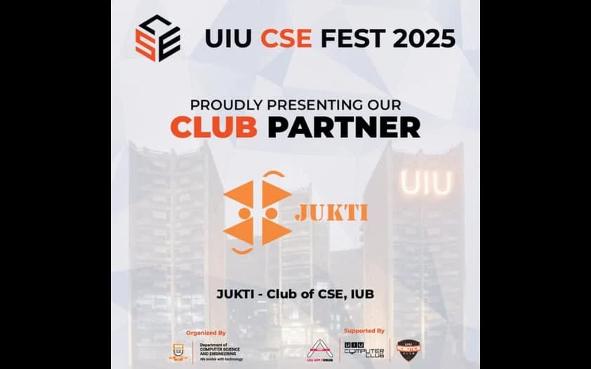 Club partner at UIU CSE FEST 2025